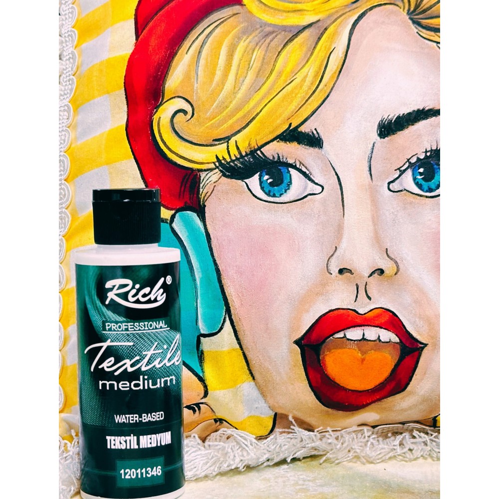 Medium do malowania tkanin Textile Medium - Rich - 120 ml