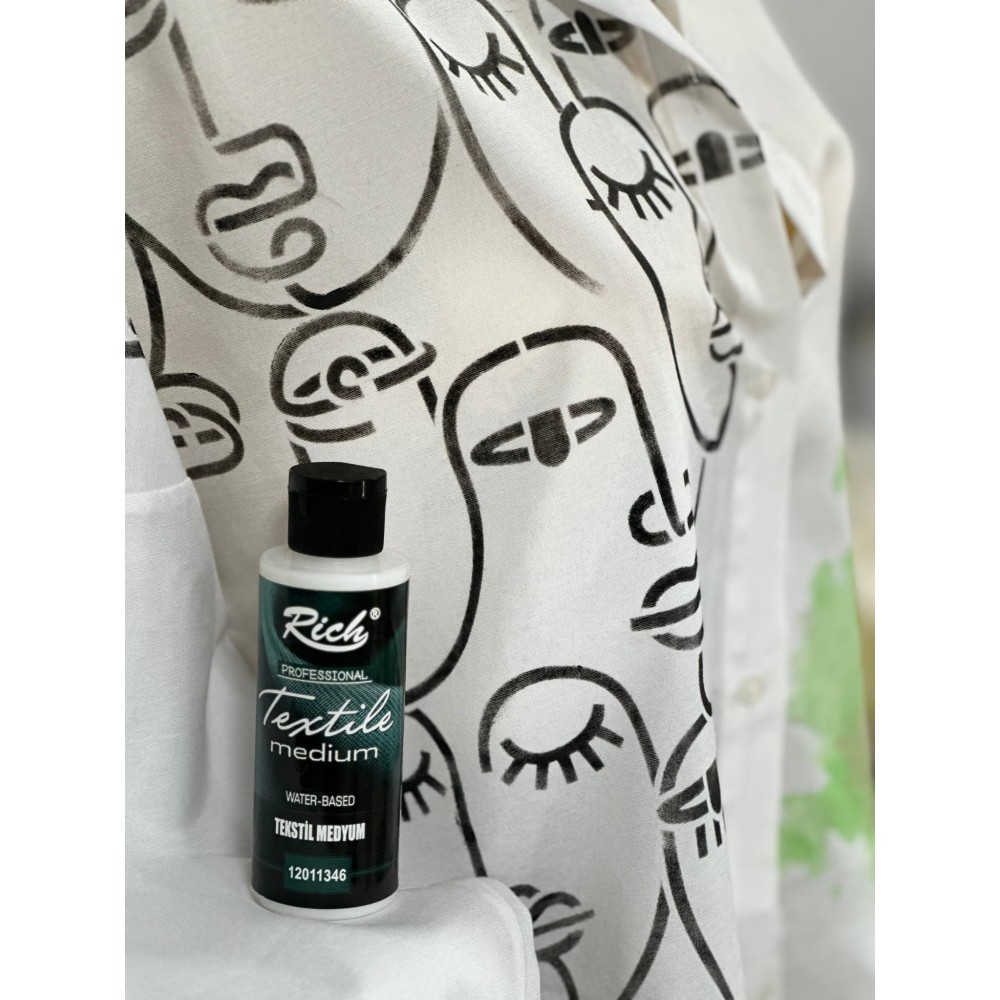 Medium do malowania tkanin Textile Medium - Rich - 120 ml