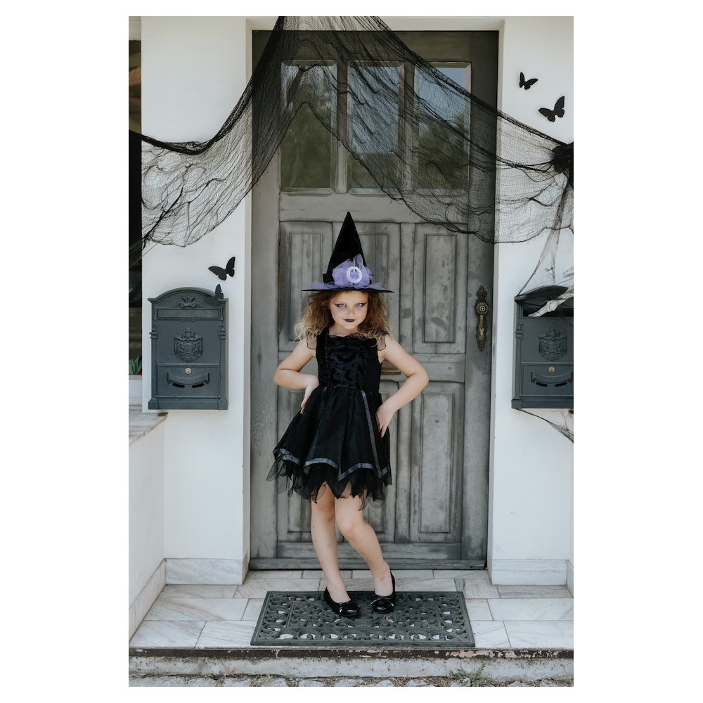 Strój halloweenowy dla dzieci Wiedźma - 116-128