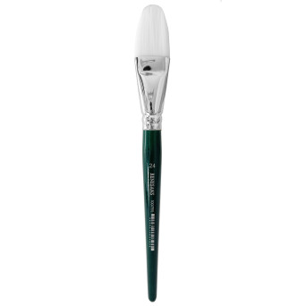 Cat's tongue, synthetic, 1007FR series brush - Renesans - short handle, no. 24