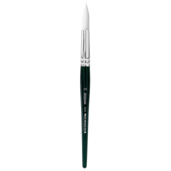 Round, synthetic, 1007FR series brush - Renesans - short handle, no. 20