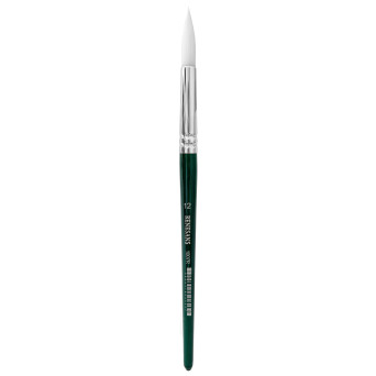 Round, synthetic, 1007FR series brush - Renesans - short handle, no. 12