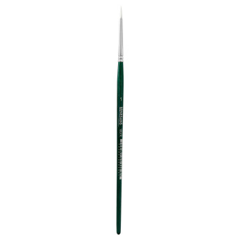 Round, synthetic, 1007FR series brush - Renesans - short handle, no. 1