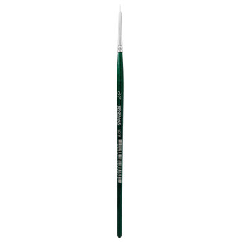 Pędzel okrągły, syntetyczny, seria 1007R - Renesans - krótka rączka, nr 3/0