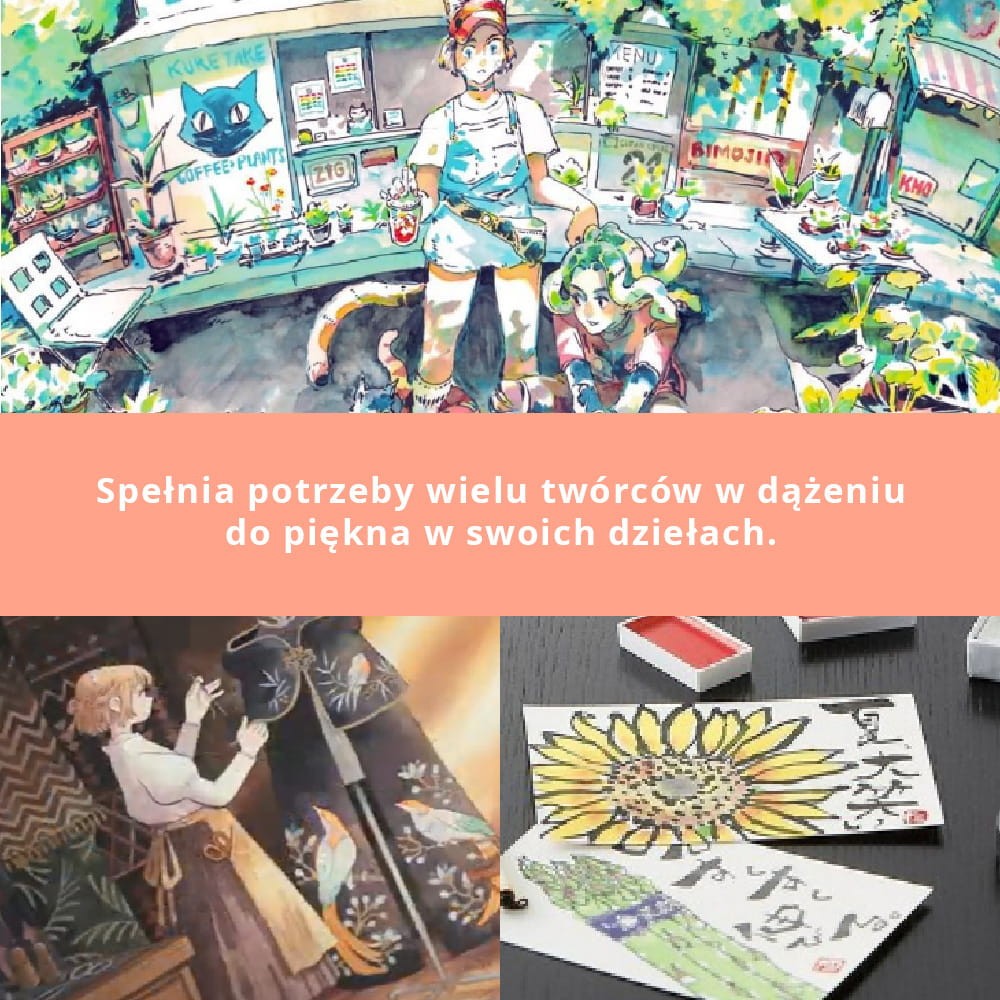 Zestaw farb akwarelowych Limited Edition Gansai Tambi - Kuretake - 100 kolorów