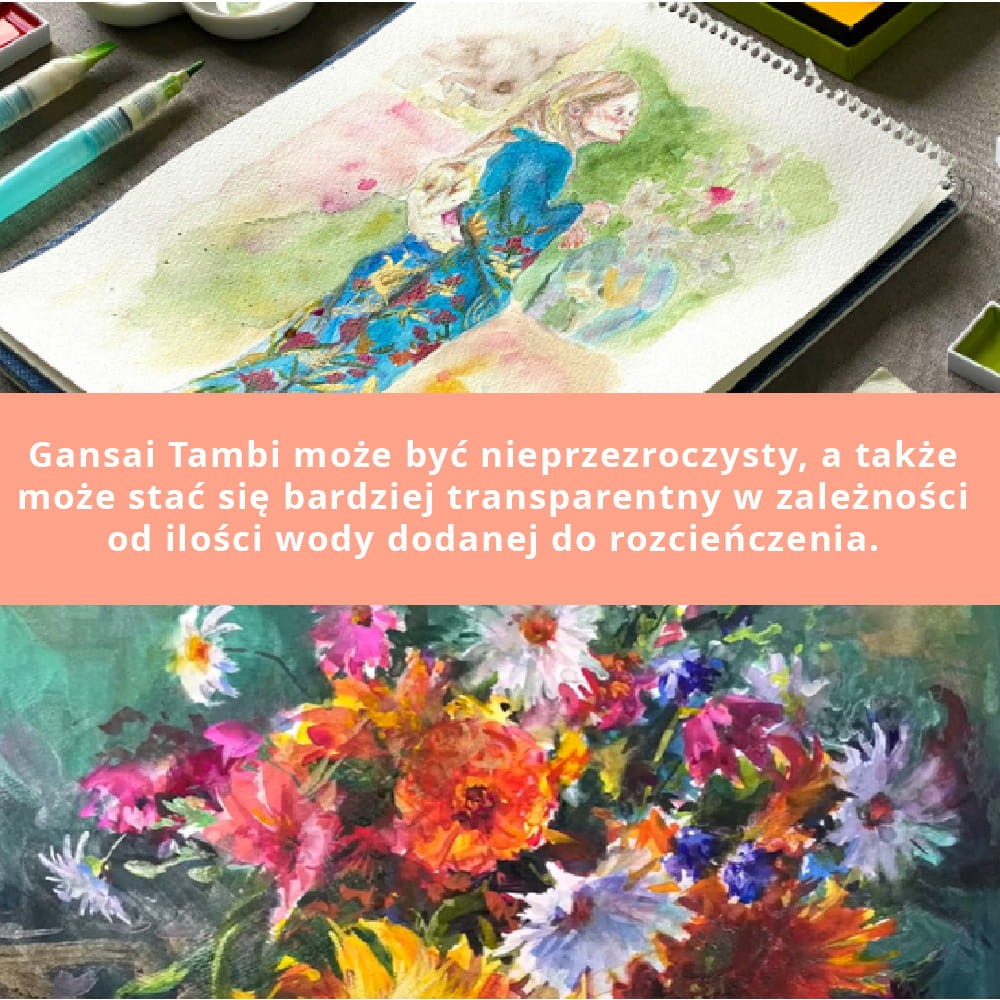 Limited Edition Watercolor set Gansai Tambi in wooden box - Kuretake - 100 colors