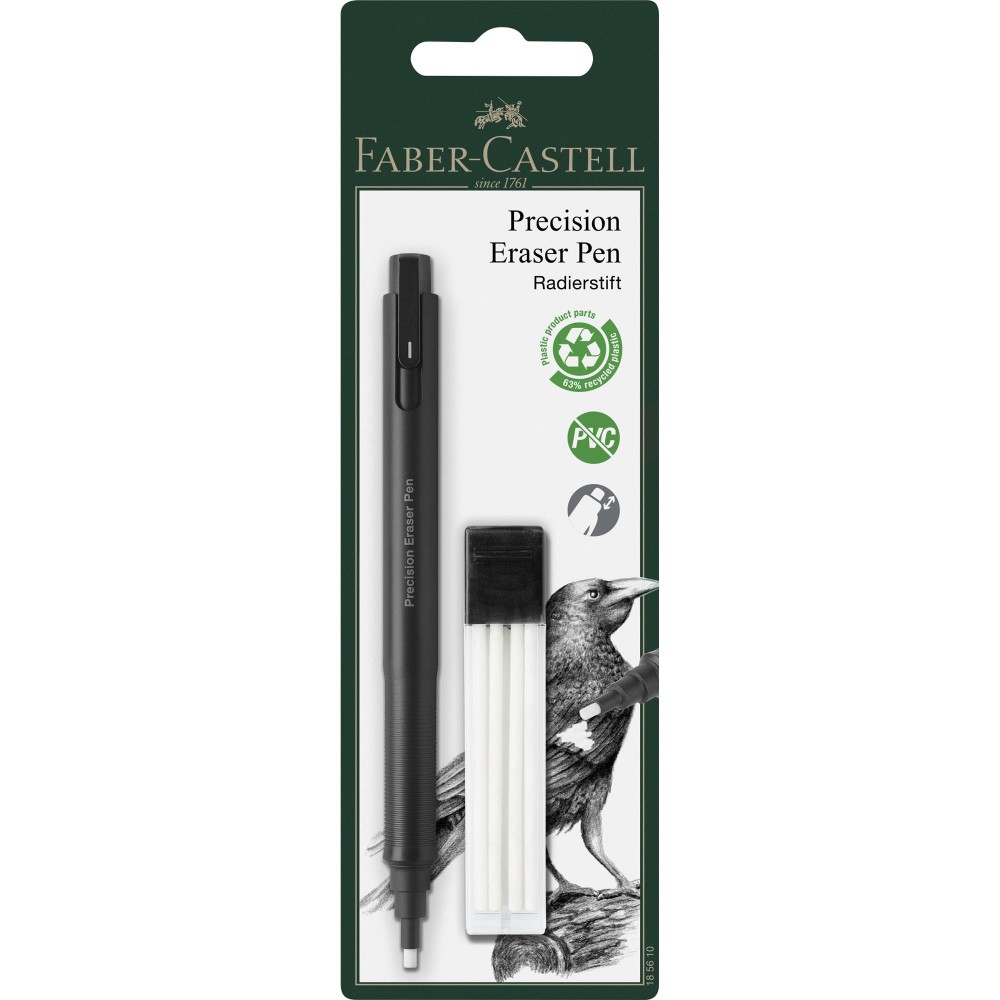 Refillable eraser pen - Faber-Castell - black