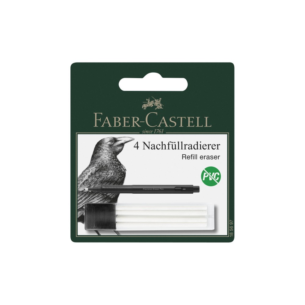 Refill erasers - Faber-Castell - 4 pcs.