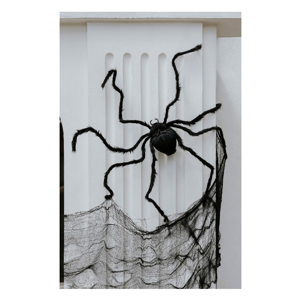Decorative fabric - black, 72 cm x 9,8 m