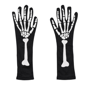 Gloves glowing in the dark - black, S-M