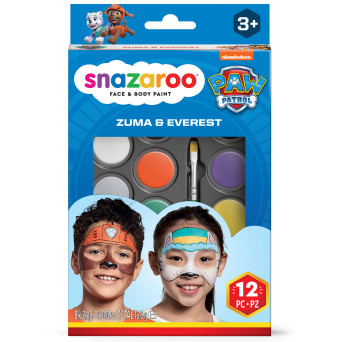 Face paint kit Zuma & Everest - Snazaroo - 12 pcs.