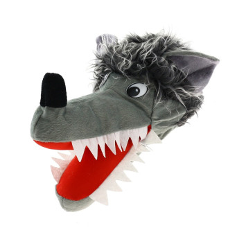 The wolf hat - grey, 56 cm