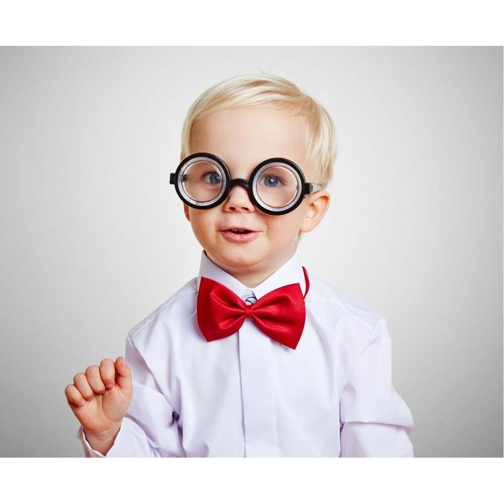Nerd's Glasses  - black