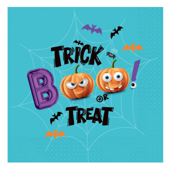 Halloween napkins Boo! Trick or Treat - 20 pcs.