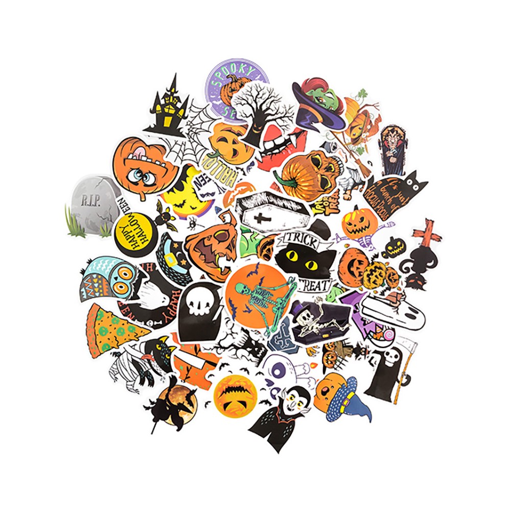 Naklejki winylowe Halloween - DpCraft - 50 szt.