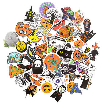 Naklejki winylowe Halloween - DpCraft - 50 szt.