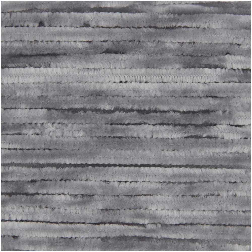 Ricorumi Nilli Nilli chenille yarn - Rico Design - Grey, 25 g