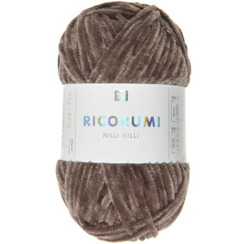 Włóczka szenilowa Ricorumi Nilli Nilli - Rico Design - Chocolate, 25 g