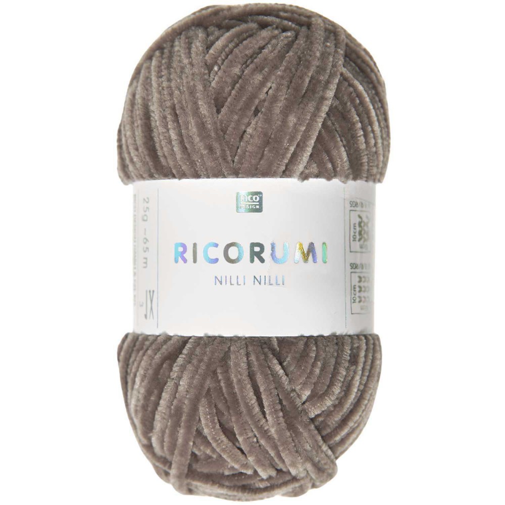 Włóczka szenilowa Ricorumi Nilli Nilli - Rico Design - Nougat, 25 g