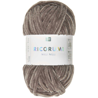 Ricorumi Nilli Nilli chenille yarn - Rico Design - Nougat, 25 g