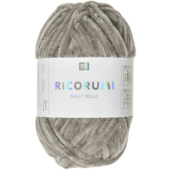 Ricorumi Nilli Nilli chenille yarn - Rico Design - Beige, 25 g