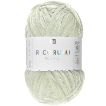 Włóczka szenilowa Ricorumi Nilli Nilli - Rico Design - Mint, 25 g