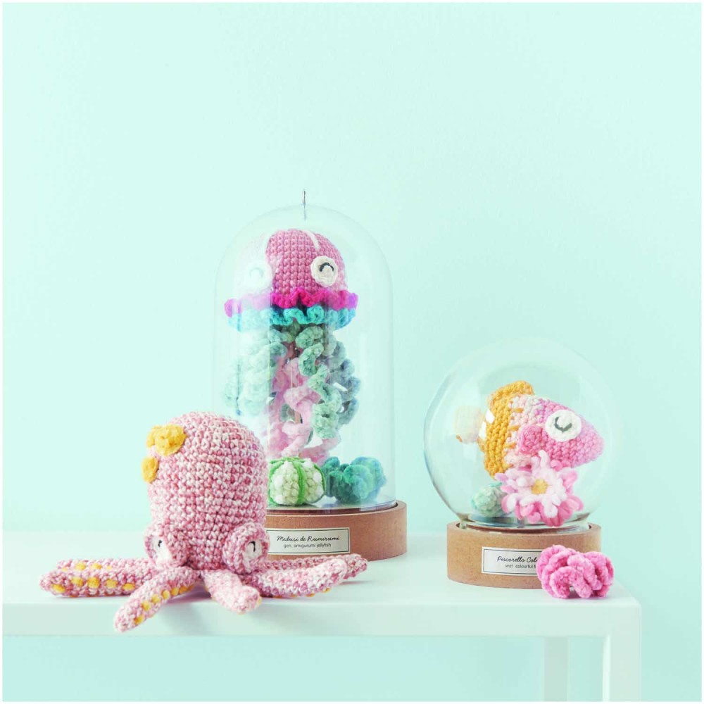 Ricorumi Nilli Nilli chenille yarn - Rico Design - Aqua, 25 g