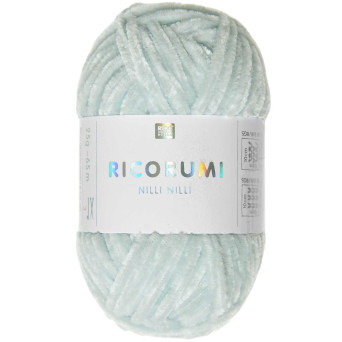 Ricorumi Nilli Nilli chenille yarn - Rico Design - Ice Blue, 25 g