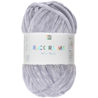Ricorumi Nilli Nilli chenille yarn - Rico Design - Lilac, 25 g