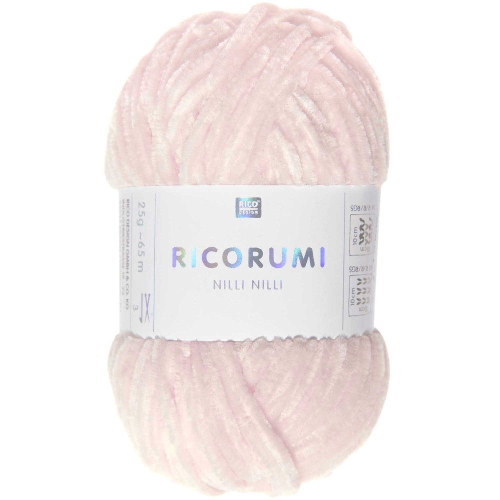 Włóczka szenilowa Ricorumi Nilli Nilli - Rico Design - Pink, 25 g