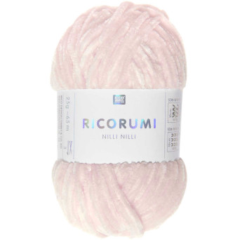 Ricorumi Nilli Nilli chenille yarn - Rico Design - Pink, 25 g