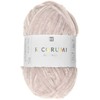 Włóczka szenilowa Ricorumi Nilli Nilli - Rico Design - Powder, 25 g