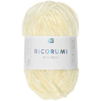 Włóczka szenilowa Ricorumi Nilli Nilli - Rico Design - Yellow, 25 g