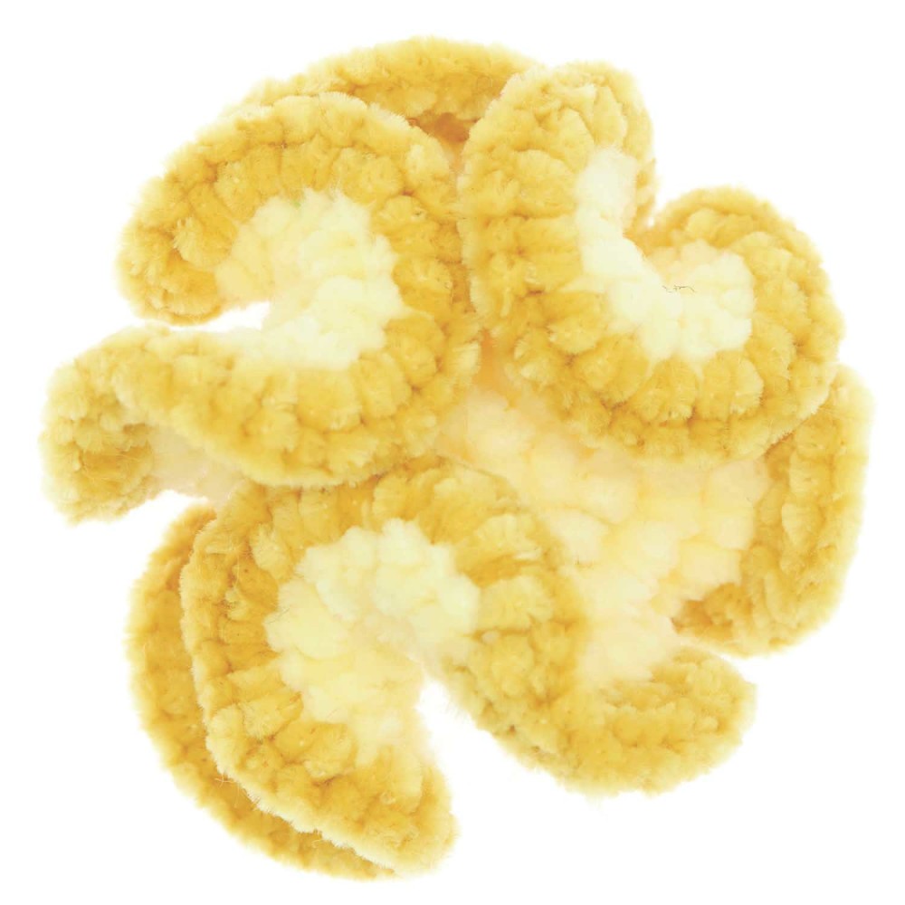 Włóczka szenilowa Ricorumi Nilli Nilli - Rico Design - Yellow, 25 g