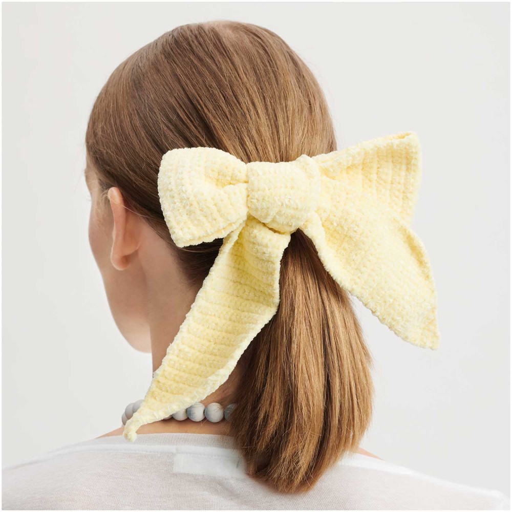 Ricorumi Nilli Nilli chenille yarn - Rico Design - Yellow, 25 g
