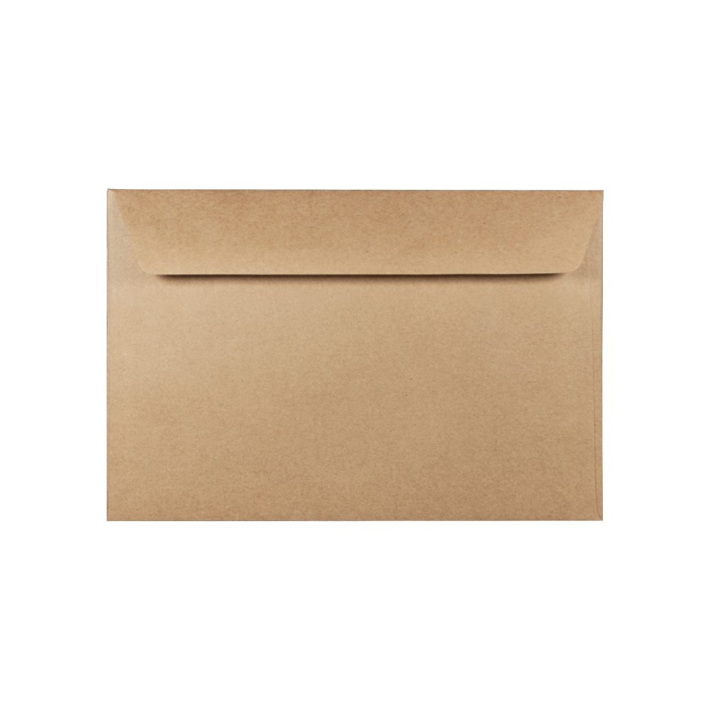 Koperta ekologiczna 100g - C6 Eko Kraft brązowa