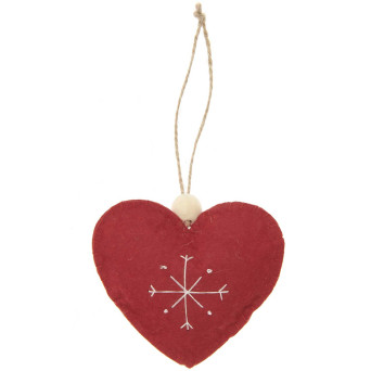 Felt pendant Heart - Rico Design - 8,5 x 2 x 8 cm