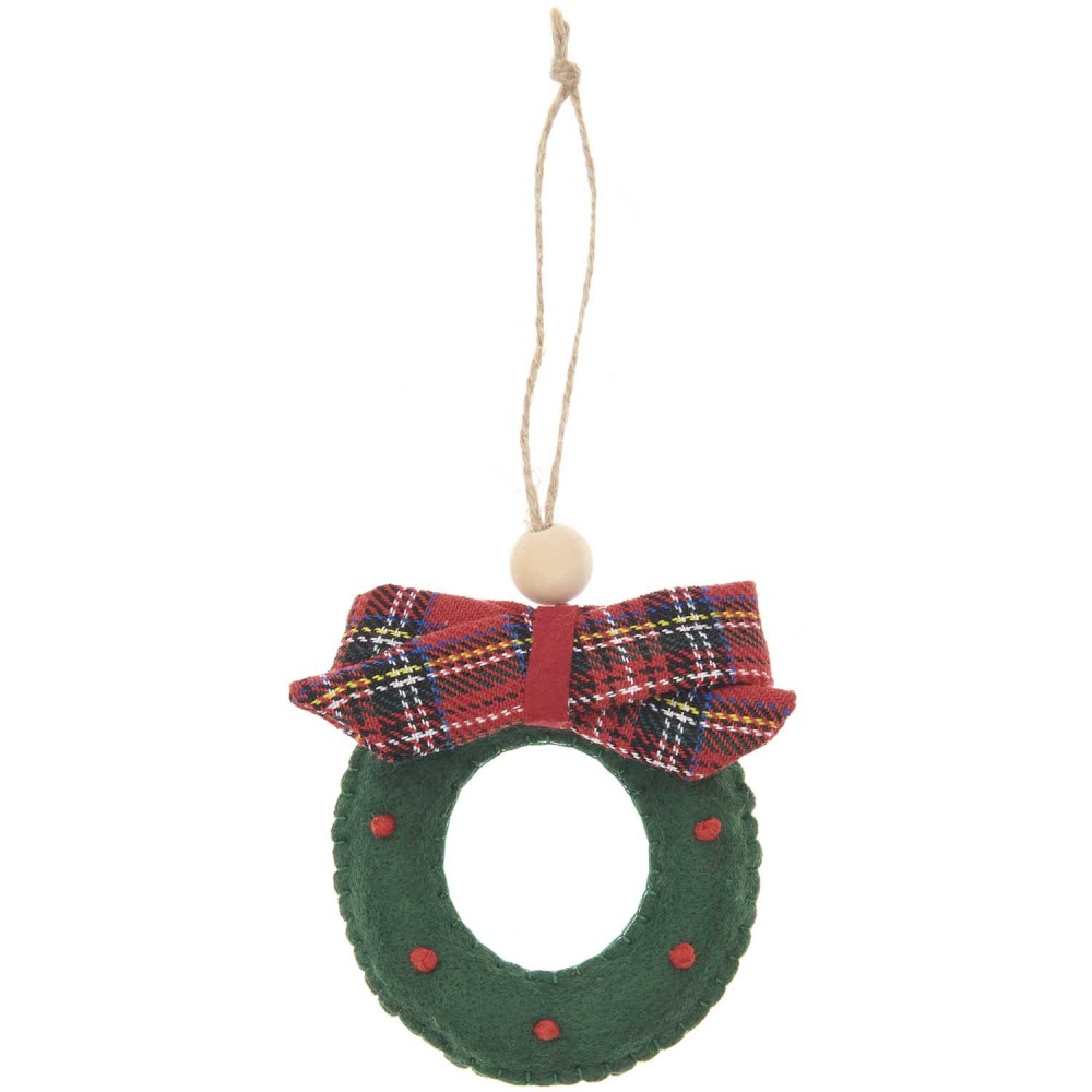 Felt pendant Wreath - Rico Design - 8 x 1,5 x 8 cm