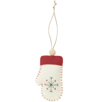 Zawieszka filcowa Rękawiczka - Rico Design - 9 x 2,5 x 5,5 cm