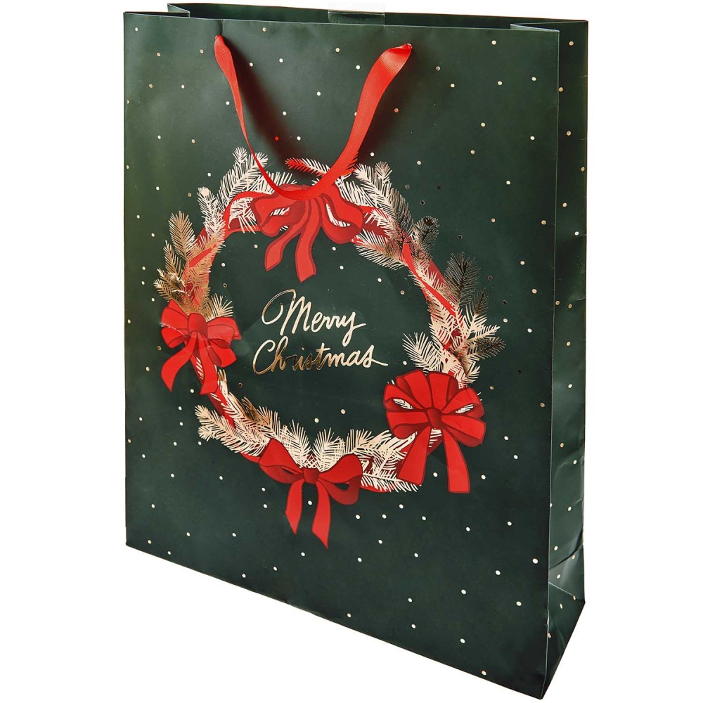 Torba prezentowa Merry Christmas - Rico Design - 33 x 45 x 10 cm