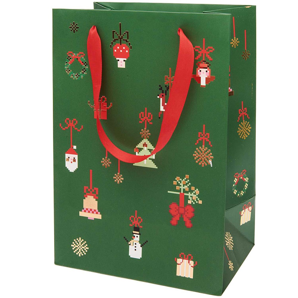 Paper gift bag Christmas Decorations - Rico Design - 18 x 26 x 12 cm