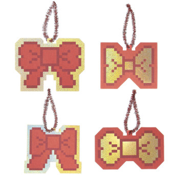 Gift tags Pixel Bows - Rico Design - 8 pcs.