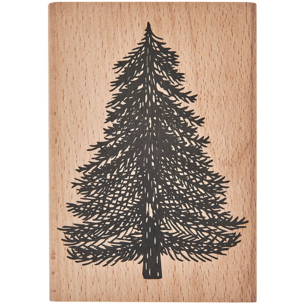 Wooden stamp Fir Tree - Rico Design - 8,5 x 12 cm