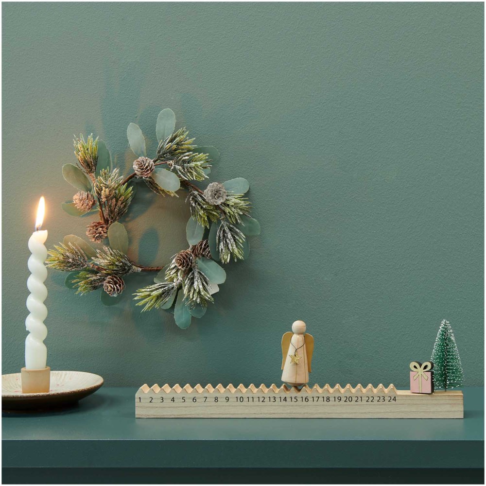 Drewniany kalendarz adwentowy Angel - Rico Design
