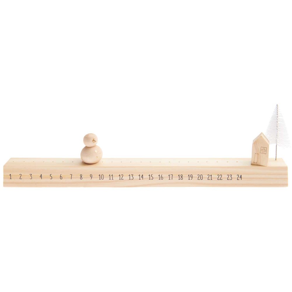 Wooden advent calendar Snowman - Rico Design