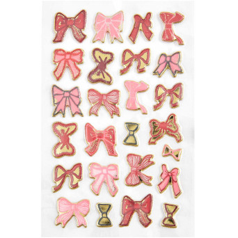 Puffy stickers Bows - Rico Design - 25 pcs.