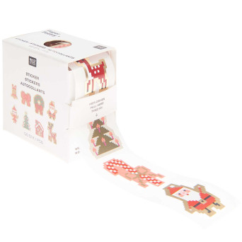 Naklejki świąteczne Christmas Figures - Paper Poetry - 120 szt.