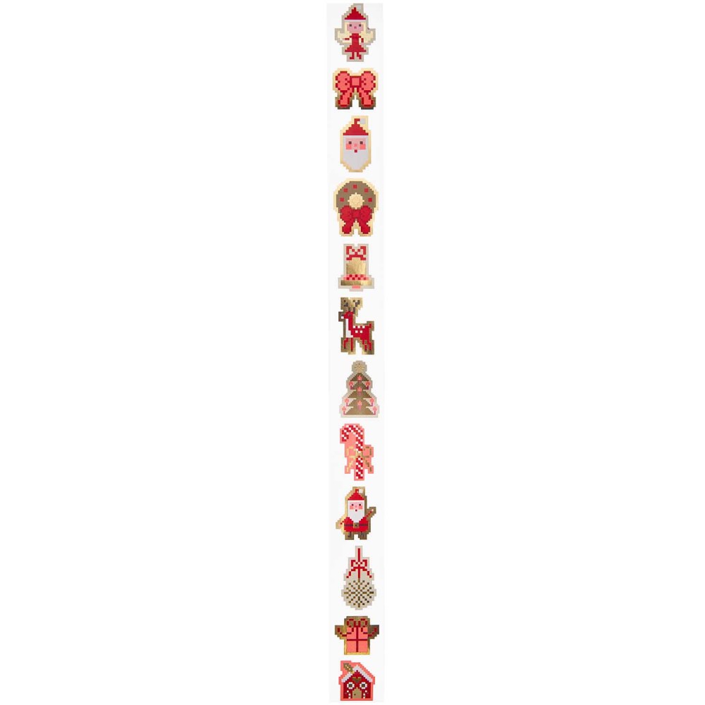 Naklejki świąteczne Christmas Figures - Paper Poetry - 120 szt.