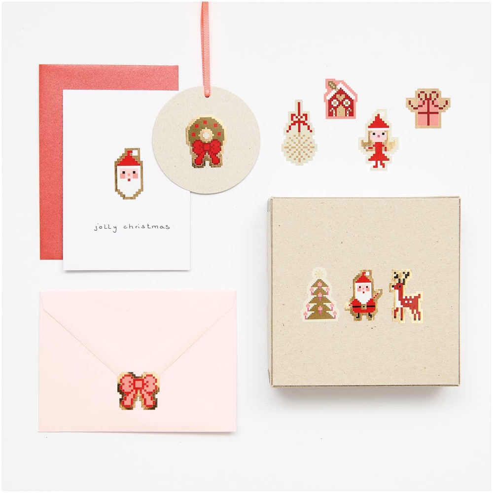 Stickers Christmas Figures - Paper Poetry - 120 pcs.