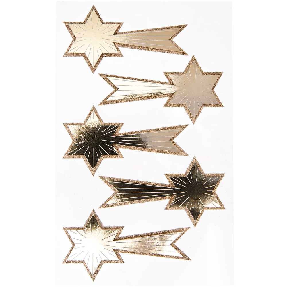 Stickers 3D Shooting stars - Paper Poetry - 5 pcs.